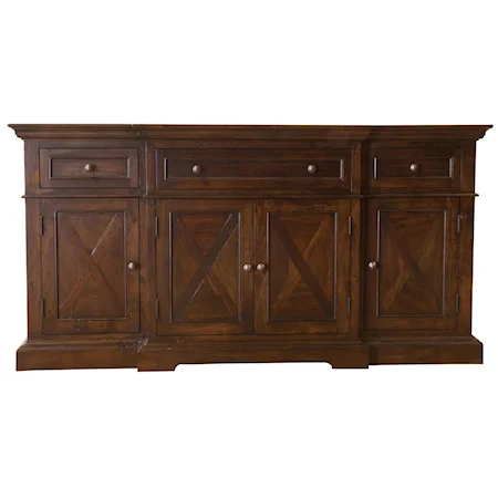 4 Door Sideboard Cabinet